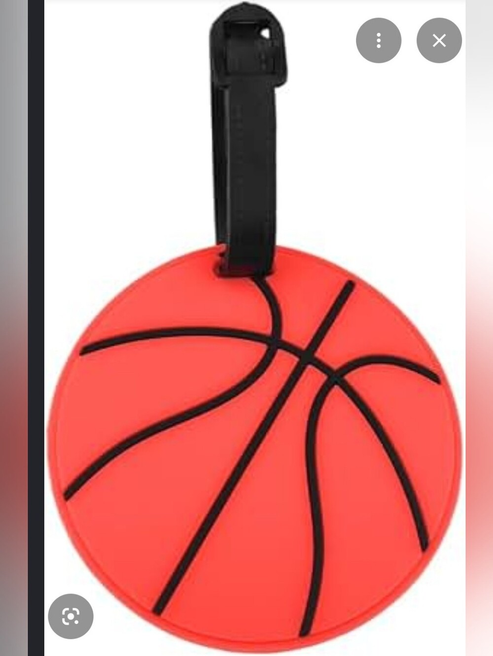 New Set of 2 Basketball Luggage Tags For School Bag Soorts Bag Travel Bag - Picture 3 of 4